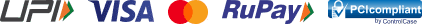 UPI, Visa, MasterCard, and RuPay payment methods supported
